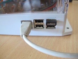Showing wireless dongle